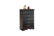 Huey Vineyard Black Chest of Drawers - Lara FurnitureChest