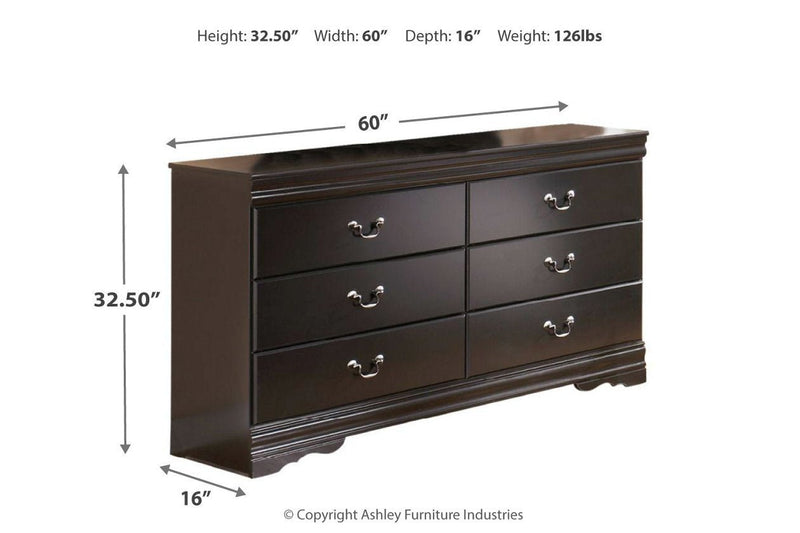 Huey Vineyard Black Dresser - Lara FurnitureDresser
