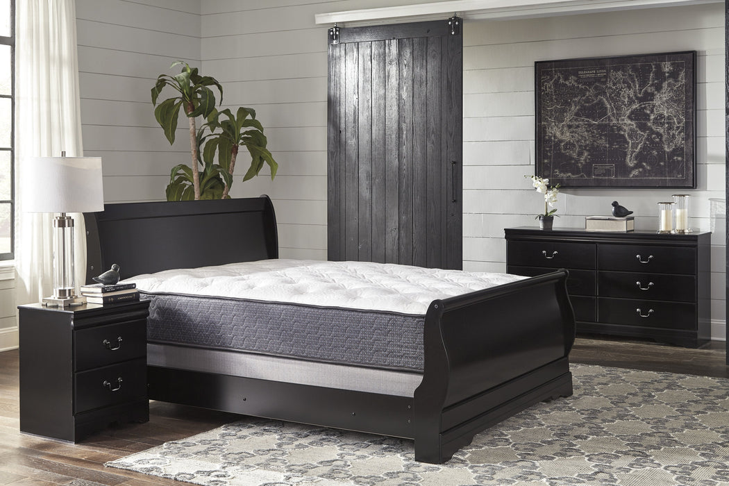 Huey Vineyard Black Full Sleigh Bed - Gate FurnitureFull Bed
