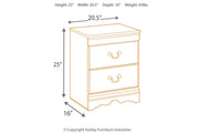 Huey Vineyard Black Nightstand - Lara FurnitureNightstand