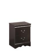 Huey Vineyard Black Nightstand - Lara FurnitureNightstand
