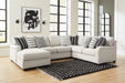 Huntsworth Dove Gray 4 - Piece LAF Chaise Sectional - Gate FurnitureSectional