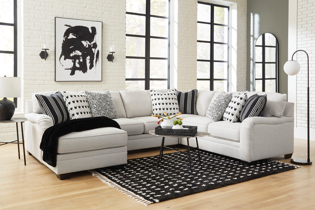 Huntsworth Dove Gray 4 - Piece LAF Chaise Sectional - Gate FurnitureSectional
