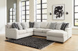 Huntsworth Dove Gray 4 - Piece RAF Chaise Sectional - Gate FurnitureSectional