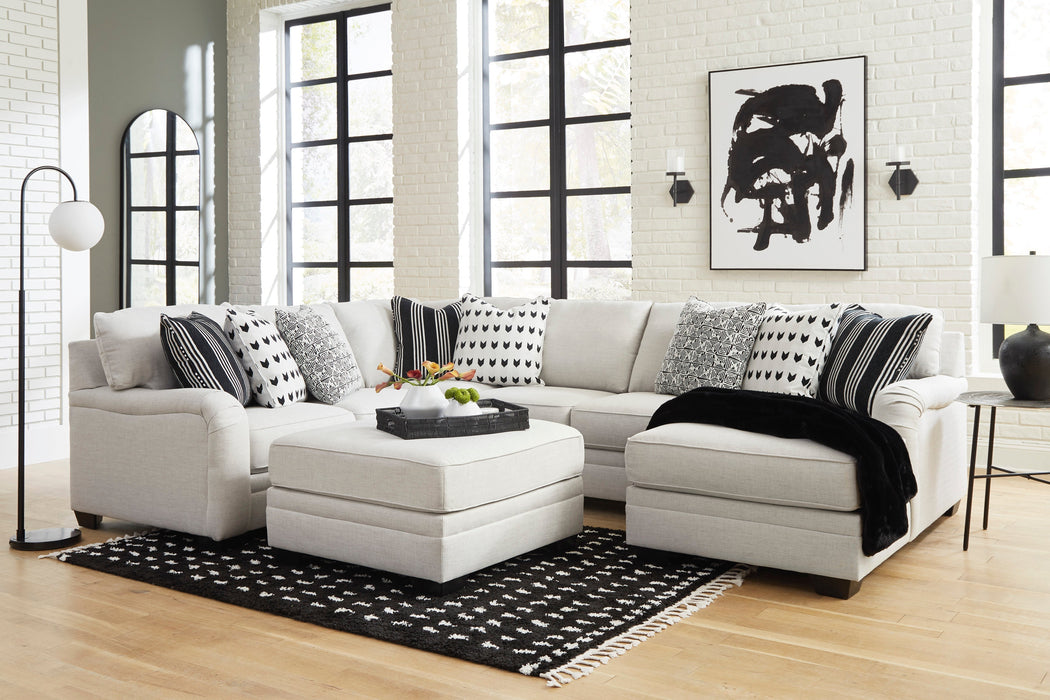 Huntsworth Dove Gray 4 - Piece RAF Chaise Sectional - Gate FurnitureSectional