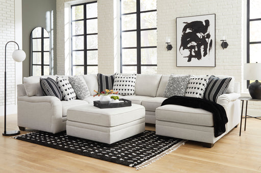 Huntsworth Dove Gray 4 - Piece RAF Chaise Sectional - Gate FurnitureSectional