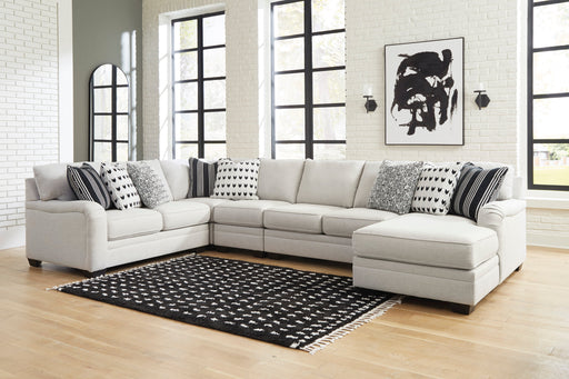 Huntsworth Dove Gray 5 - Piece RAF Chaise Sectional - Gate FurnitureSectional
