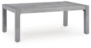 Hurley Park Gray Outdoor Sofa, 2 Lounge Chairs and Coffee Table - PCP695P2