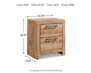 Hyanna Dresser, Mirror and 2 Nightstands - B1050B69