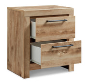 Hyanna Tan Brown Panel Storage Bedroom Set from Ashley - Lara Furniture