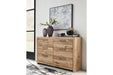 Hyanna Tan Brown One Side Storage Bedroom Set - Gate FurnitureBedroom Set