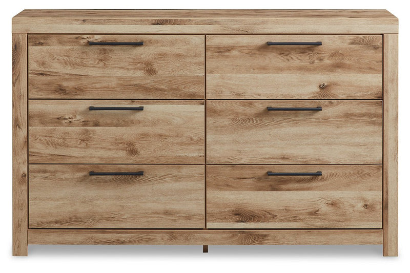 Hyanna Tan Brown Panel Bedroom Set - Lara FurnitureBedroom Set