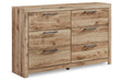 Hyanna Tan Brown Panel Storage Bedroom Set - Gate FurnitureBedroom Set
