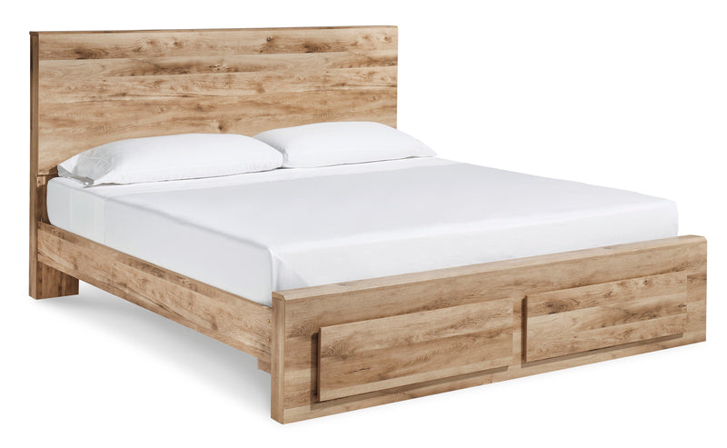 Hyanna Tan Brown Panel Storage Bedroom Set from Ashley - Lara Furniture