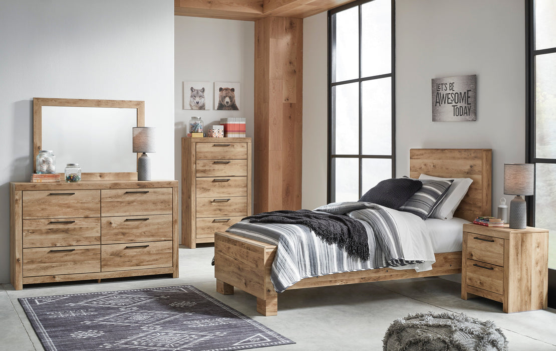 Hyanna Tan Brown Youth Panel Bedroom Set - Gate FurnitureYouth Bedroom Set