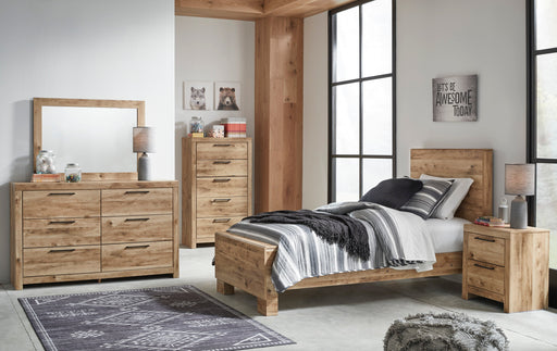 Hyanna Tan Brown Youth Panel Bedroom Set - Gate FurnitureYouth Bedroom Set