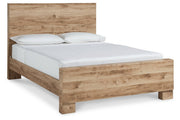 Hyanna Tan King Panel Bed - Lara FurnitureKing Bed
