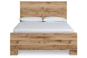 Hyanna Tan King Panel Bed - Lara FurnitureKing Bed