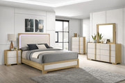 Hyland 2-drawer Nightstand Bedside Table Natural - 215652