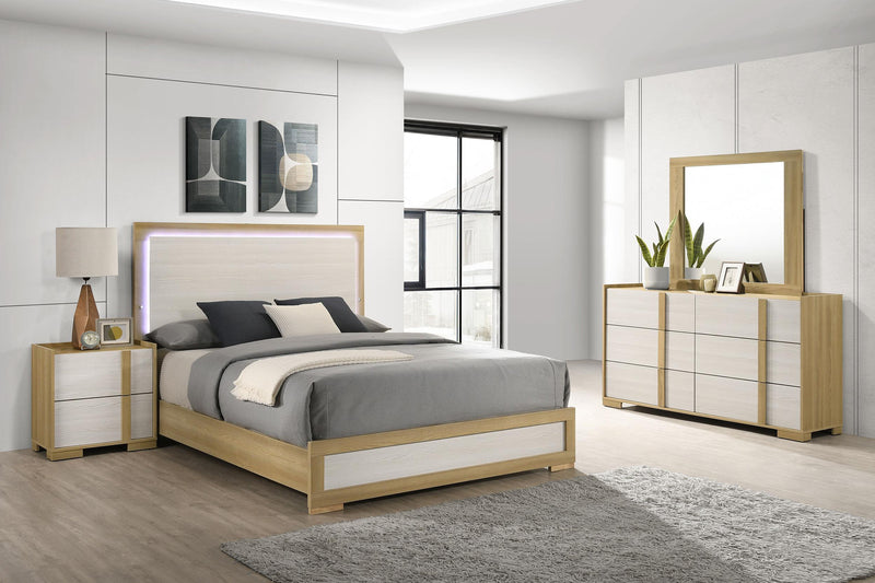 Hyland 4-piece Queen Bedroom Set Natural - 215651Q-S4
