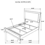 Hyland 4-piece Queen Bedroom Set Natural - 215651Q-S4