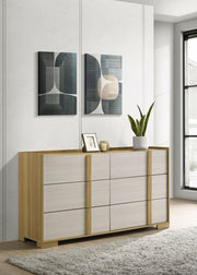 Hyland 6-drawer Dresser Natural - 215653