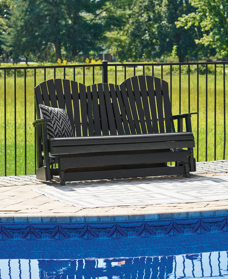 Hyland wave Outdoor Glider Loveseat - P108-835