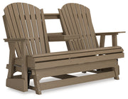 Hyland wave Outdoor Glider Loveseat - P114-835