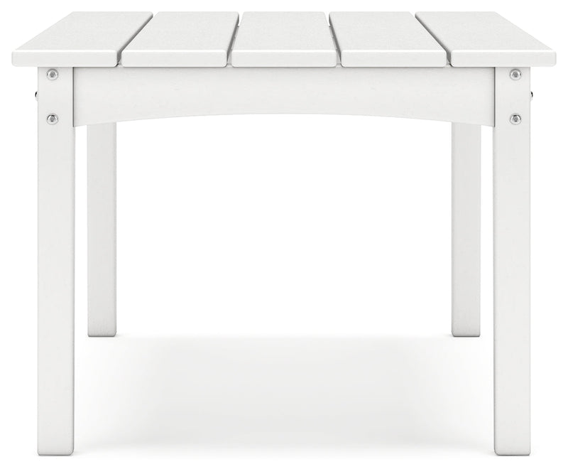 Hyland wave White Outdoor Coffee Table - P111-701
