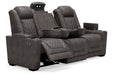 HyllMont Gray Power Reclining Sofa - Gate FurniturePower Reclining Sofa