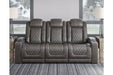HyllMont Gray Power Reclining Sofa - Gate FurniturePower Reclining Sofa