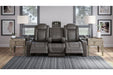 HyllMont Gray Power Reclining Sofa - Gate FurniturePower Reclining Sofa