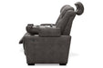 HyllMont Gray Power Reclining Sofa - Gate FurniturePower Reclining Sofa