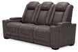 HyllMont Gray Power Reclining Sofa - Gate FurniturePower Reclining Sofa