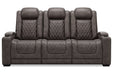 HyllMont Gray Power Reclining Sofa - Gate FurniturePower Reclining Sofa