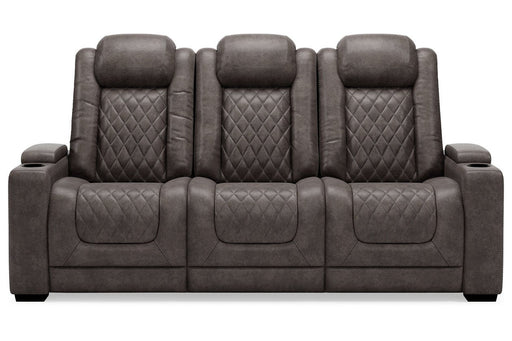 HyllMont Gray Power Reclining Sofa - Gate FurniturePower Reclining Sofa