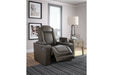 HyllMont Gray Recliner - Gate FurnitureRecliner