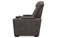 HyllMont Gray Recliner - Gate FurnitureRecliner