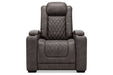 HyllMont Gray Recliner - Gate FurnitureRecliner