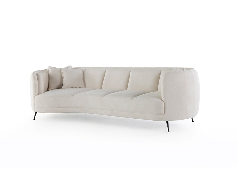 Hypnos 4-pieces (4 Seat Sofa & 3 Seat Sofa & 2 Chair) Livingroom in Cream - 200-ZEN-HYP-CRE-4311