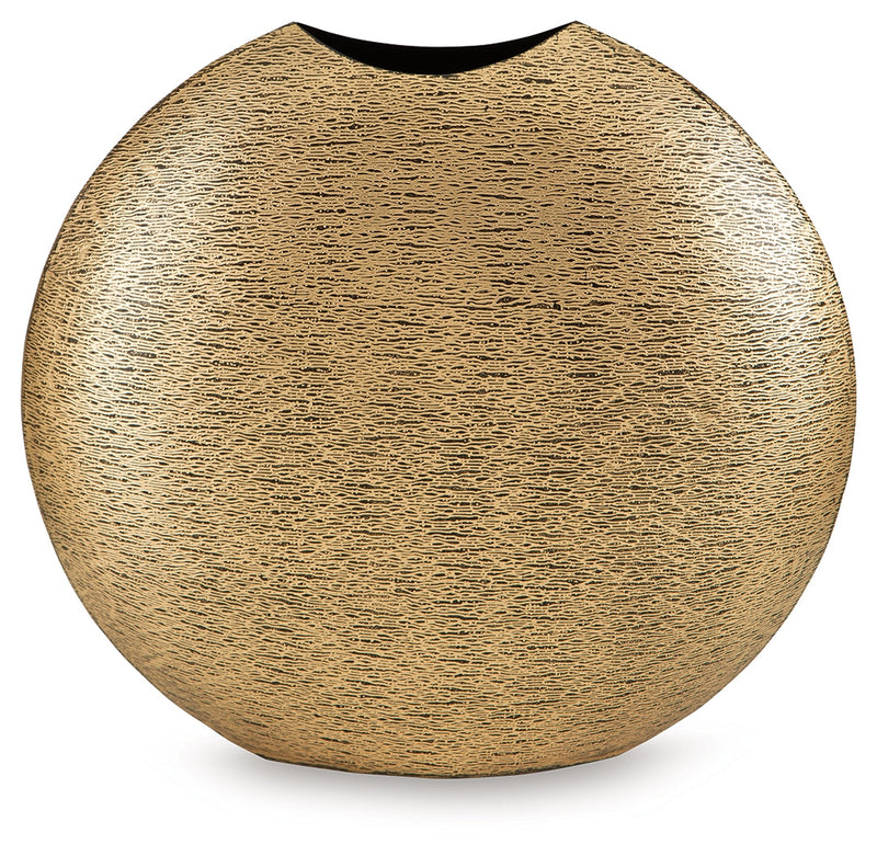 Iansboro Antique Gold Finish Vase - A2000697