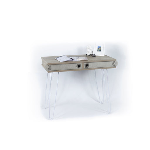 Illia Desk No.2 MT190622 in Oak-White - 790-ILL-MT190622
