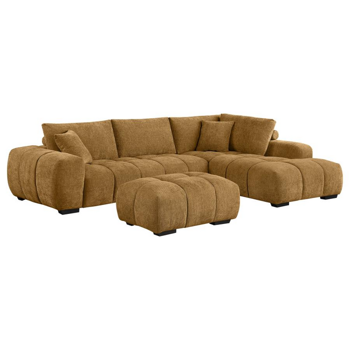 Camacho Upholstered Amber Sectional