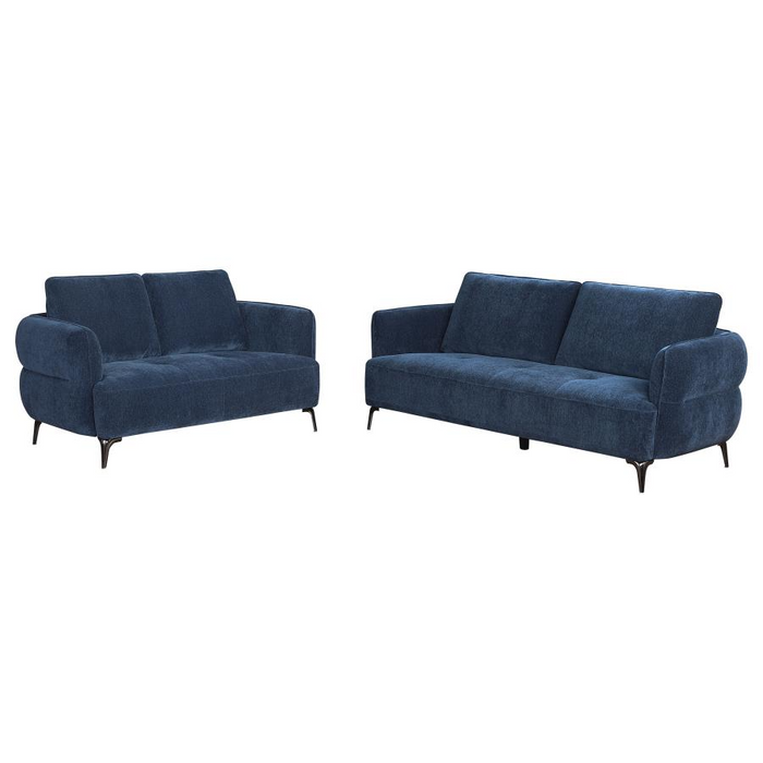 Lively Chenille Upholstered Living Room Set