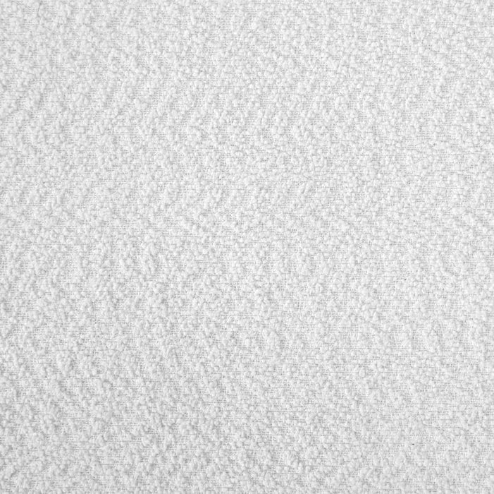 Caspian Upholstered Curved Arm Chaise  White Sectional