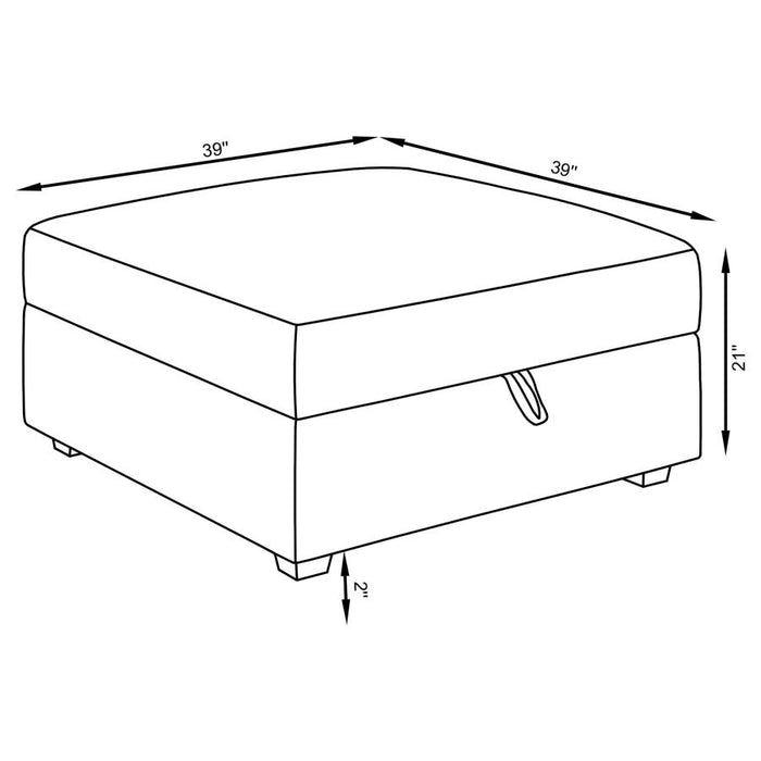 Cambria 4-piece Upholstered Modular Sectional