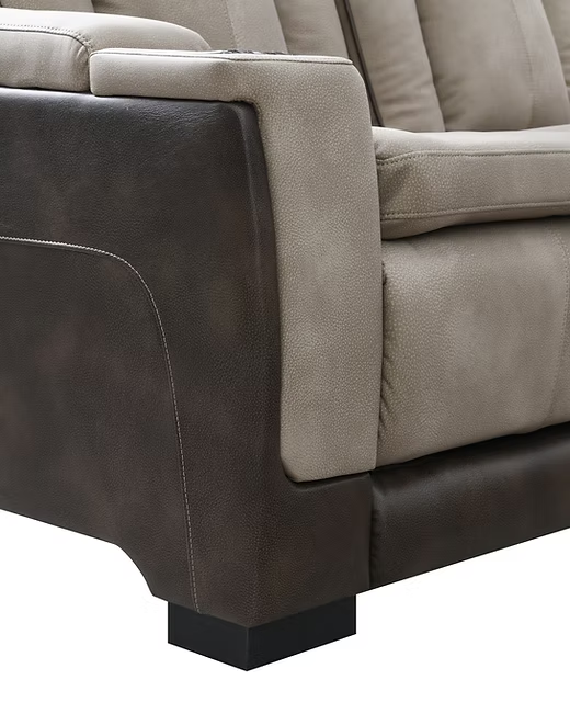 Atlantik Brown 3 Piece Power Recliner Sectional
