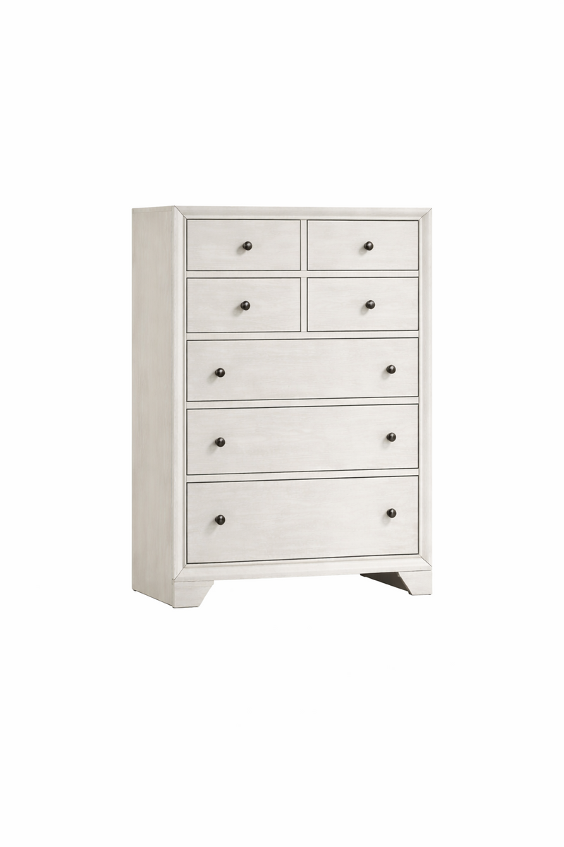 Olivia White Platform Bedroom Set