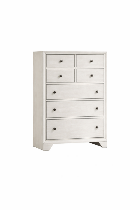 Olivia White Platform Bedroom Set