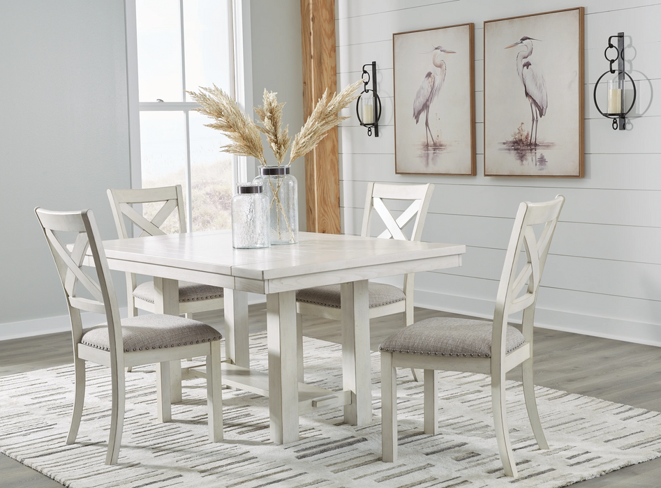 Robbinsdale Antique White Dining Room Set